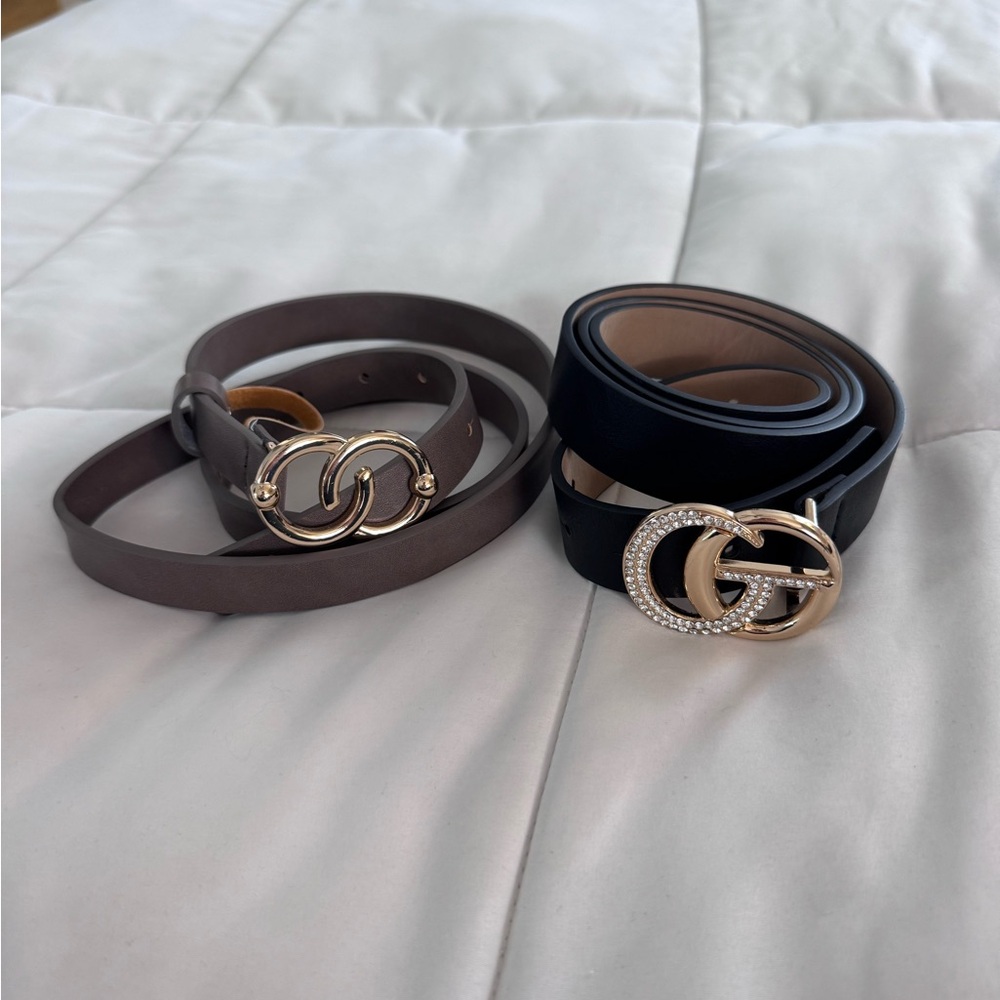 BKE Gold Buckle Belt Bundle | Size L